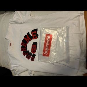 Supreme alpha and omega tee